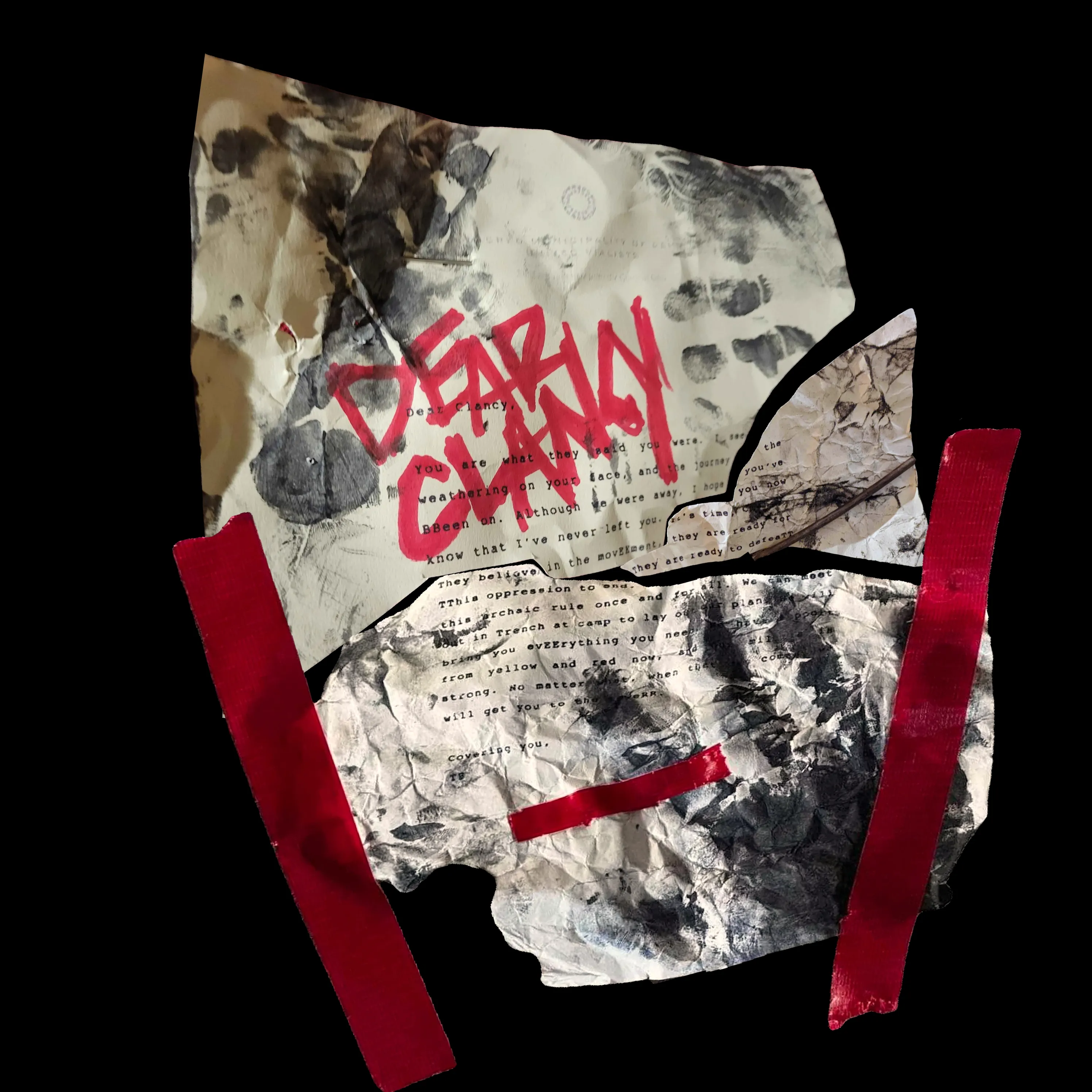 Dear Clancy,
You are what they said you were. I see the weathering on your face, and the journey you've BBeen on. Although we were away, I hope you now know that I've never left you. It's time, Clancy. They believe in the movEEment. They are ready for TThis oppression to end. They are ready to defeaTT this archaic rule once and for all. We can meet out in Trench at camp to lay out our plan. We will bring you evEErything you need. We have support from yellow and red now, and our militia is strong. No matter what, when that day comes, we will get you to the toweRR.
Covering you,
TB